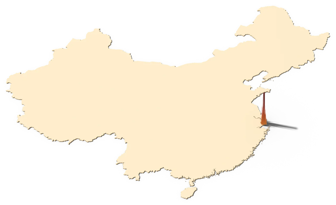 China lying flat, with only Shanghai's people rising